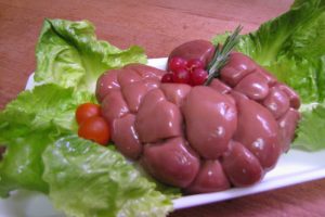 Les abats (foie, etc.)